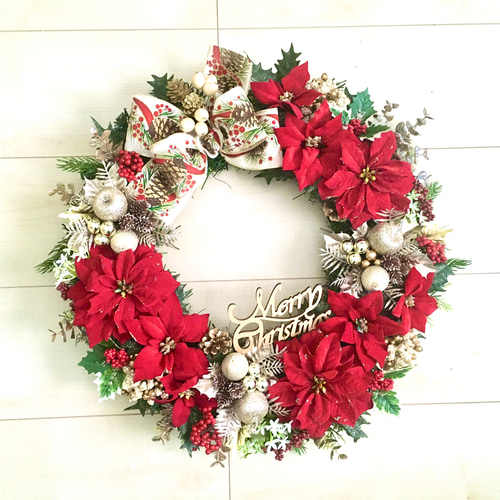 No.xmas-14400/クリスマスリース 20-(31) 45cm/アーティフィシャル