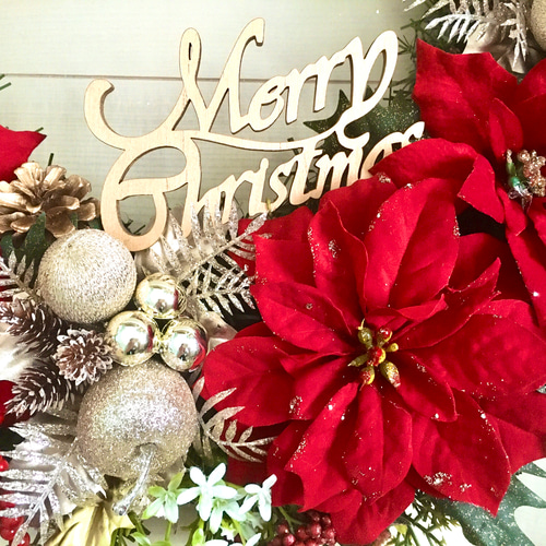 造花♪クリスマスリース♪ No.xmas-14400/クリスマスリース 20-(31) 45cm/アーティフィシャル