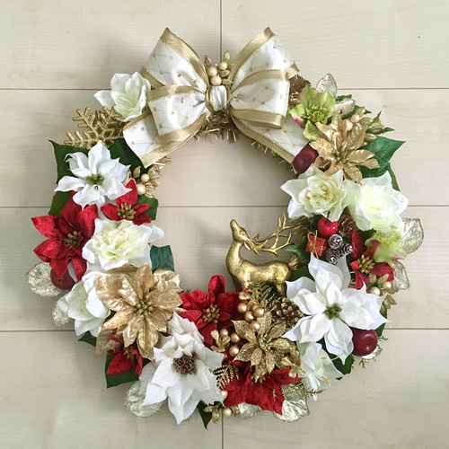 No.xmas-14401/クリスマスリース 20-(32) 45cm/アーティフィシャル  