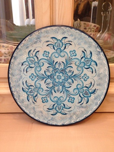 トールペイント 作品 D 】ローズマリング プレート