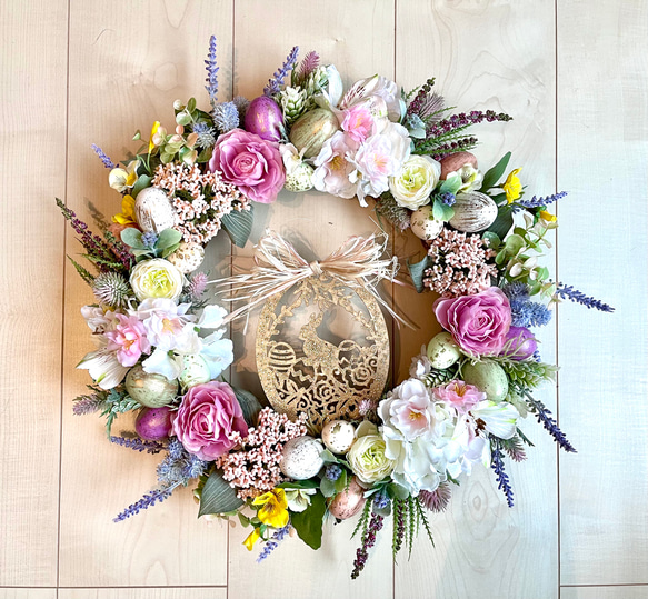 Xmas♡フラワーアレンジプレート飾り