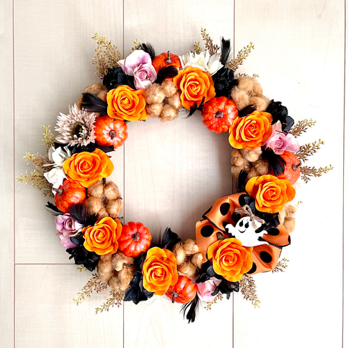 No.wreath-15400/ ハロウィンリース20-(36) 35cm/アーティ
