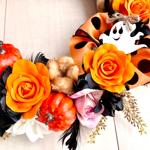 No.wreath-15400/ ハロウィンリース20-(36) 35cm/アーティ