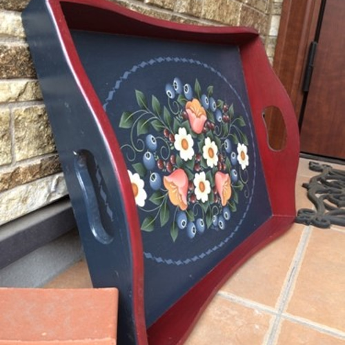 No.craft-14066/トールペインティング（トールペイント）「ウッド