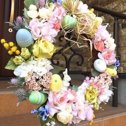 No.wreath-15161/イースターリース20-(13)42cm　イースターバニー/アーティフィシャルフラワー造花 4枚目の画像