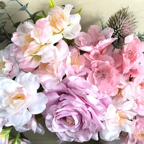 No.wreath-15164/桜のリース (春のリース)20-(3) 36x48cm/アーティ