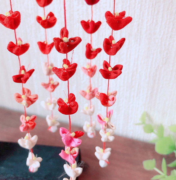 ꕤ*。゜ひな祭り　お花の吊るし飾り　吊るし雛ꕤ*。゜ Amazon | 吊るし雛 吊るし飾り ひな祭り ちりめん オレンジ色