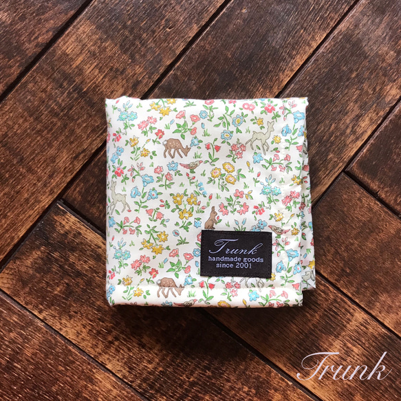 ハンカチタオル リバティ メドウ・テイルズ カラフル系 ハンカチ