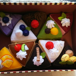【再販9】おままごとフェルトケーキ☆お好み3個セット 9枚目の画像