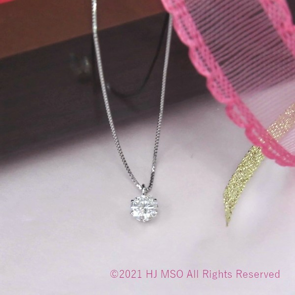 PT900 Diamond pendant 4枚目の画像