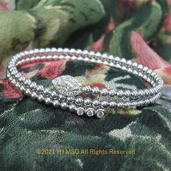 K18 WG Diamond ball bracelet 4枚目の画像