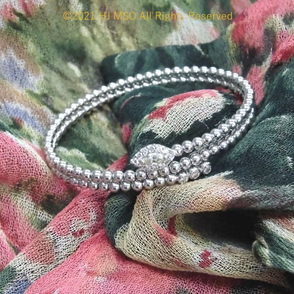 K18 WG Diamond ball bracelet 6枚目の画像