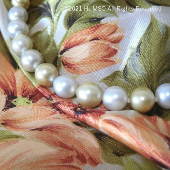Multi South Sea Pearl necklace  - special value - 3枚目の画像