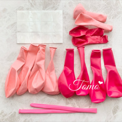 【バラ売りシリーズ⑧】0歳  ピンク  ナンバーバルーン  自由に組み合わせてオリジナルの飾り付け♪ #11651 2枚目の画像