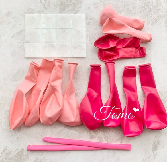 【バラ売りシリーズ⑧】8歳  ピンク  ナンバーバルーン  自由に組み合わせてオリジナルの飾り付け♪ #11649 2枚目の画像