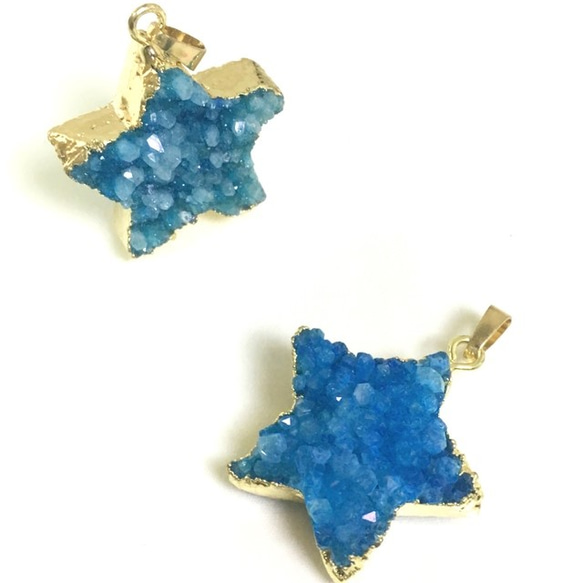 水晶ドゥルージー 仮晶 空洞 鉱物 標本 原石 星のドゥルージー【アクアマリン】集晶 晶洞 天然石 Druzy 610GA081