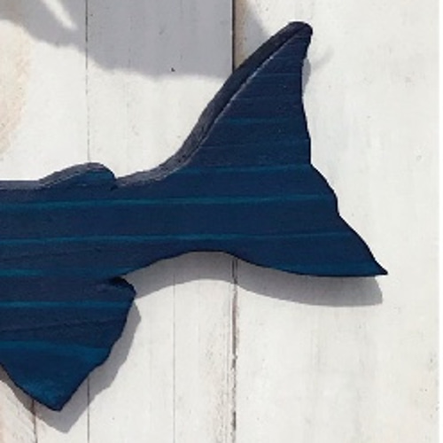 キングサーモンの表札 ネイビー 表札・ネームプレート ALOHA WIND