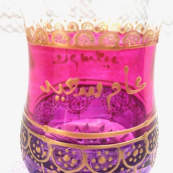柴玻璃☆突尼斯☆阿拉伯之夜世界粉紅色和紫色92c 第5張的照片