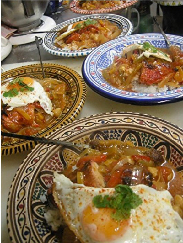 イタリア＆チュニジア人が大好きな手書き絵付けのかわいい万能皿　食欲増進赤のシェビカ  #27b 3枚目の画像