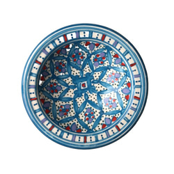 イタリア＆チュニジア人が大好きな手書き絵付けのかわいい万能皿　55 1枚目の画像