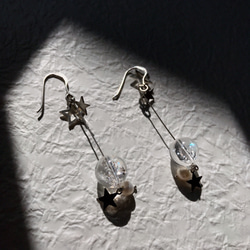 《 起點 》喜馬拉雅白水晶 s925純銀耳環 ｜ 透明系 第5張的照片