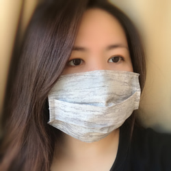 日本製綿100％の布製マスクセット 2枚目の画像