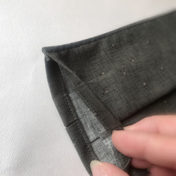 日本製布カバーセット綿100％ダークグリーン 4枚目の画像