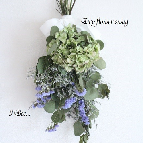 ドライフラワースワッグ（アンティークアジサイ入り） ドライフラワー  