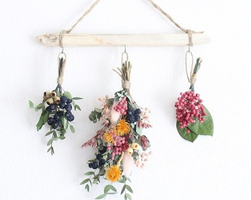 ドライフラワースワッグガーランド ガーランド I Beeflower&green