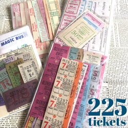【94種225枚】チケット詰め合わせ ヴィンテージバスチケット、引換券など 1枚目の画像