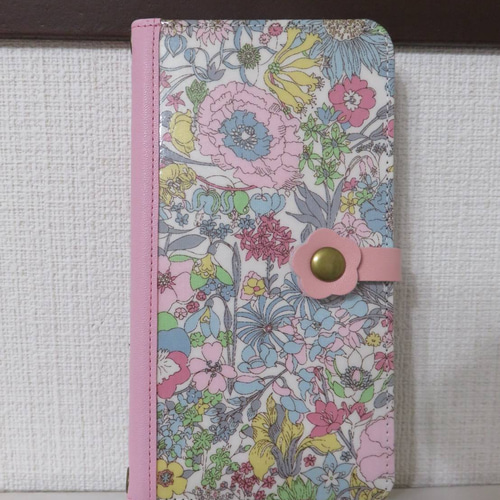 ご参考:2枚掲載中】掲載生地で作製可能。LIBERTY リバティ スマホケース