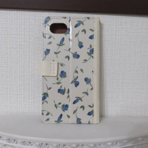 リバティ“フローティング フローラ” 手帳型スマホケース (概ね全機種 