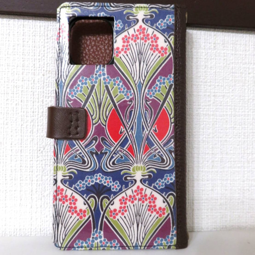 リバティ 手帳型スマホケース アイアンシ (概ね全機種対応 
