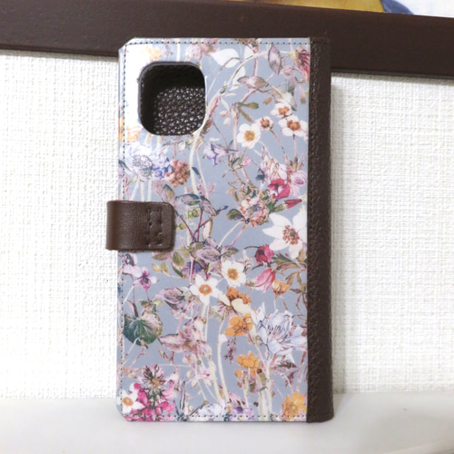 リバティ“ワイルド フラワーズ” 手帳型スマホケース (概ね全機種対応 