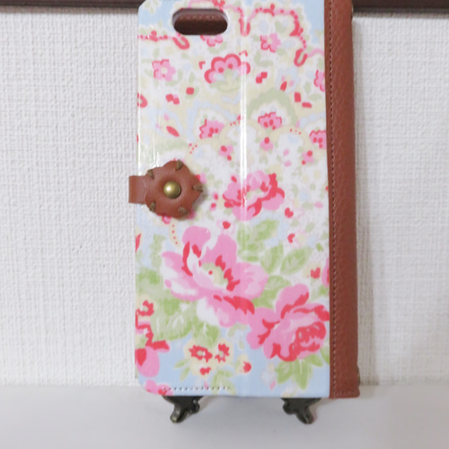 キャスキッドソン “ローズ ペイズリー” 手帳型スマホケース (概ね全 