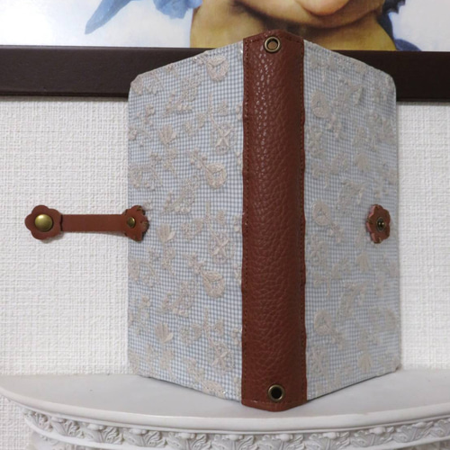 こちらの生地で制作可能』ミナペルホネン 手帳型スマホケース
