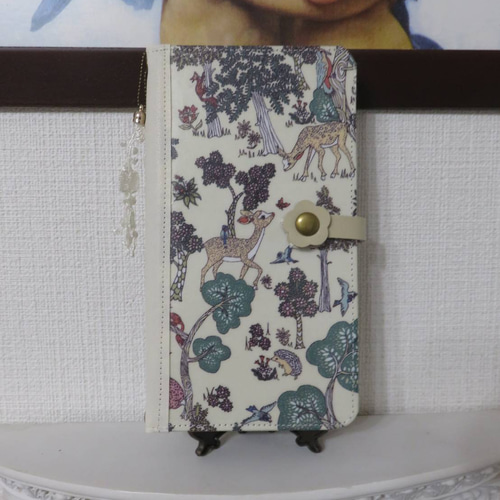 リバティ“ドゥ・エィ・ディア” 手帳型スマホケース (概ね全機種対応 