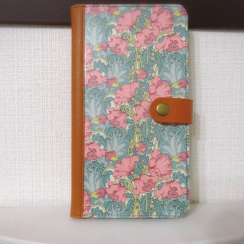 リバティ“クレメンティナ” 手帳型スマホケース (概ね全機種対応 