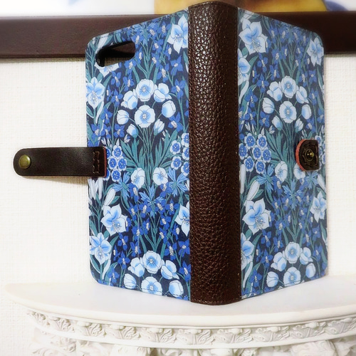 リバティ“マウンテン・プリムローズ” 手帳型スマホケース (概ね全機種 