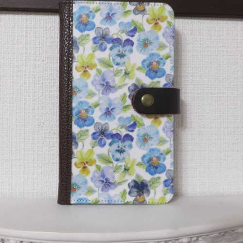 リバティ“シンク オブ ミー” 手帳型スマホケース (概ね全機種対応 