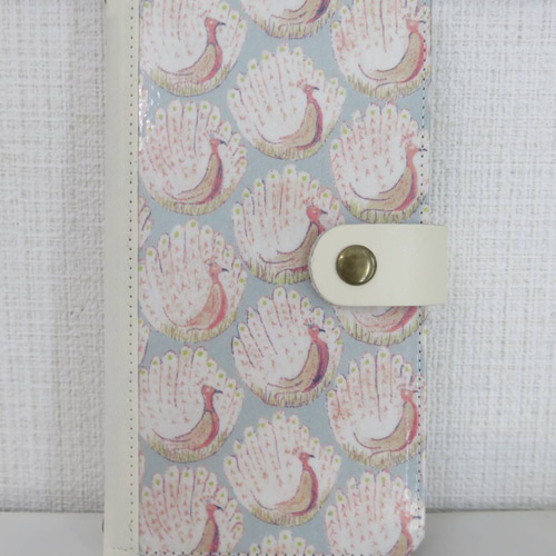 リバティ“ピーコックス” 手帳型スマホケース (概ね全機種対応) - 手帳  