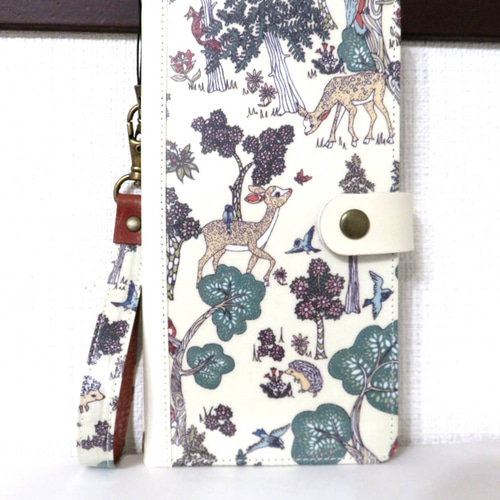 リバティ“ドゥ・エィ・ディア” 手帳型スマホケース (概ね全機種対応  