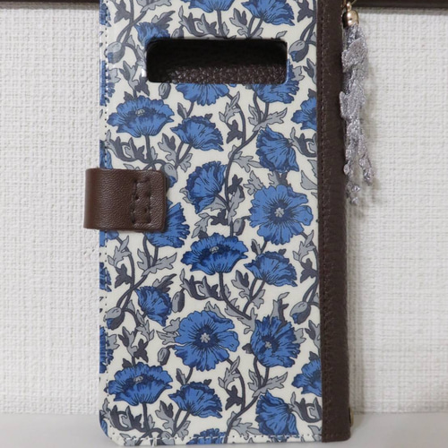 リバティ“アステルリース” 手帳型スマホケース (概ね全機種対応)