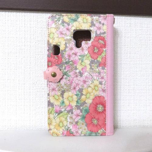 リバティ“グロリアフラワーズ” 手帳型スマホケース (概ね全機種対応 