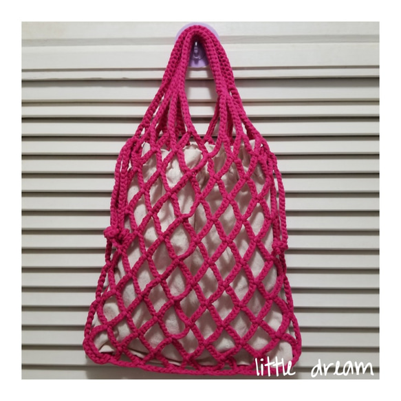 drawstring net bag vertical 第2張的照片