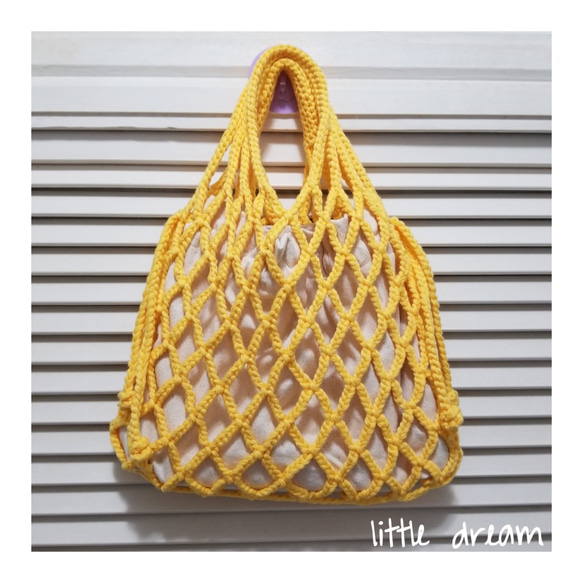 drawstring net bag horizontal 第1張的照片