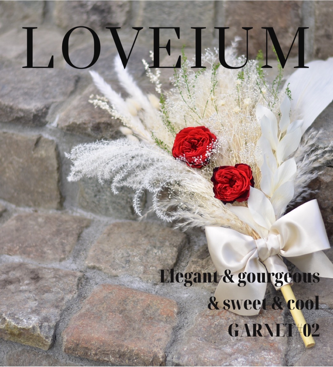GARNET#02【ブーケ　花束　スワッグ】