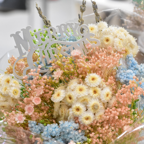 ˚✧ブーケ風スワッグ ˚✧₊(34cm )ドライフラワー Opal 【ブーケ 花束 スワッグ】 ドライフラワー LOVEIUM 通販 7149058