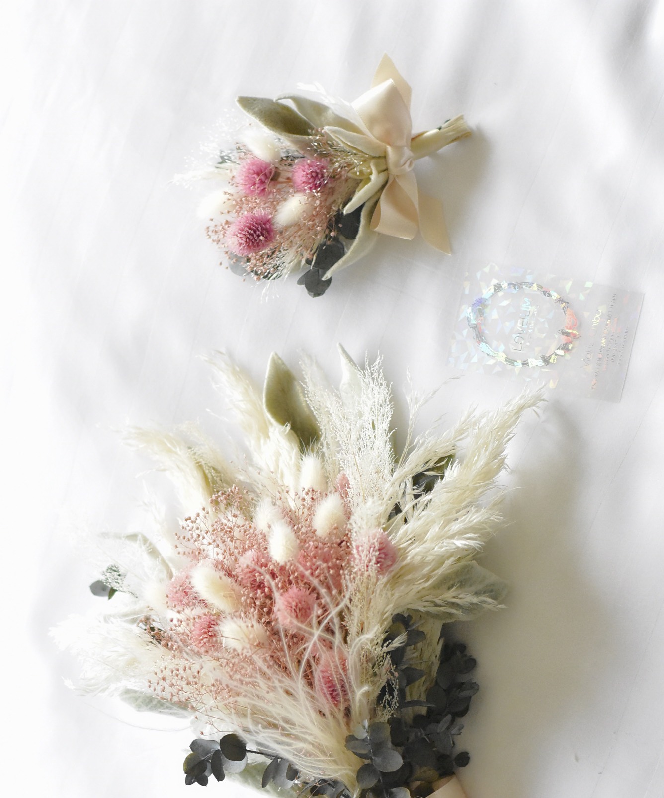 Bridal Special Set 【Raspberryberyl】【ブーケ スワッグ　ブートニア ヘッドドレス】