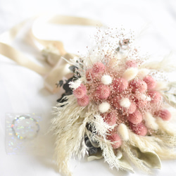 Bridal Special Set 【Raspberryberyl】【ブーケ スワッグ　ブートニア ヘッドドレス】 4枚目の画像